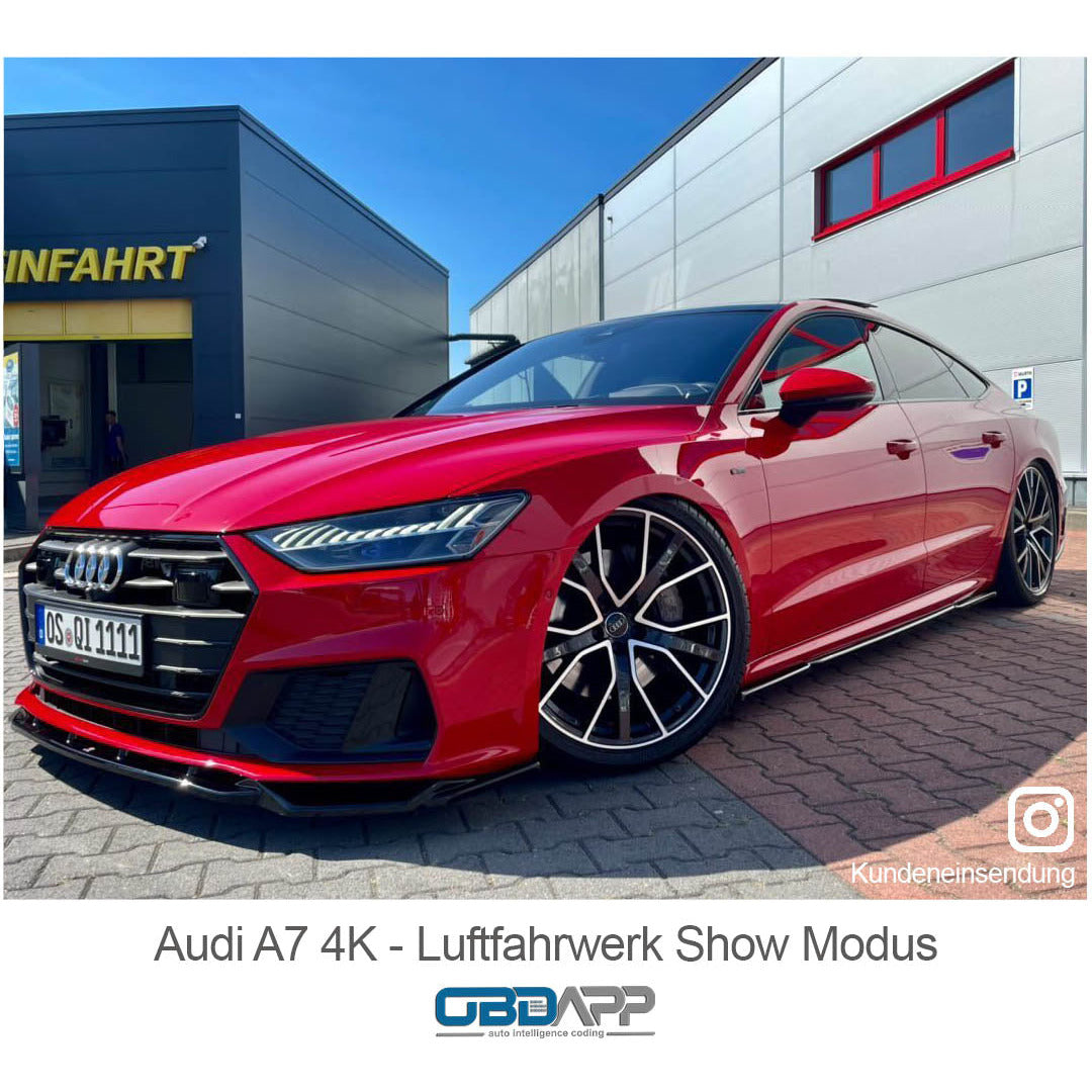 【エアサスのロワリング】Audi A7 4K